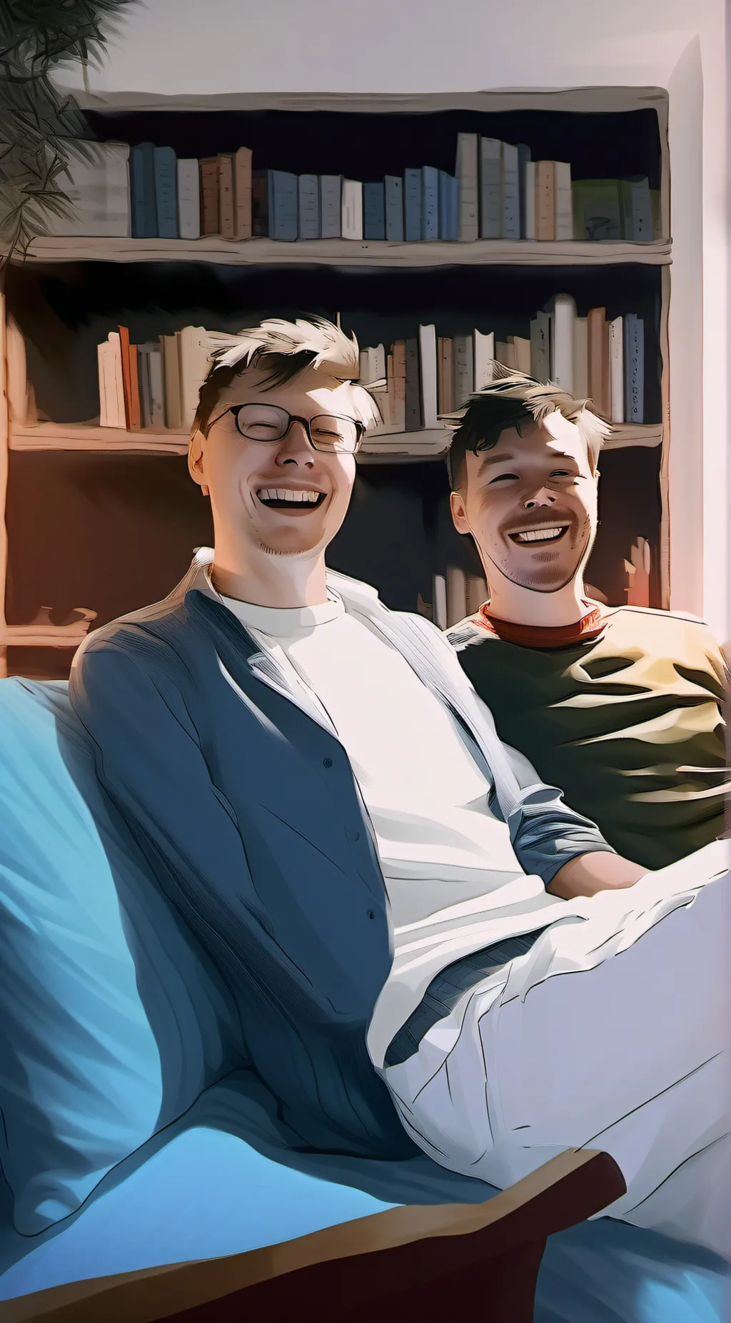 ai character: Daan and caol background