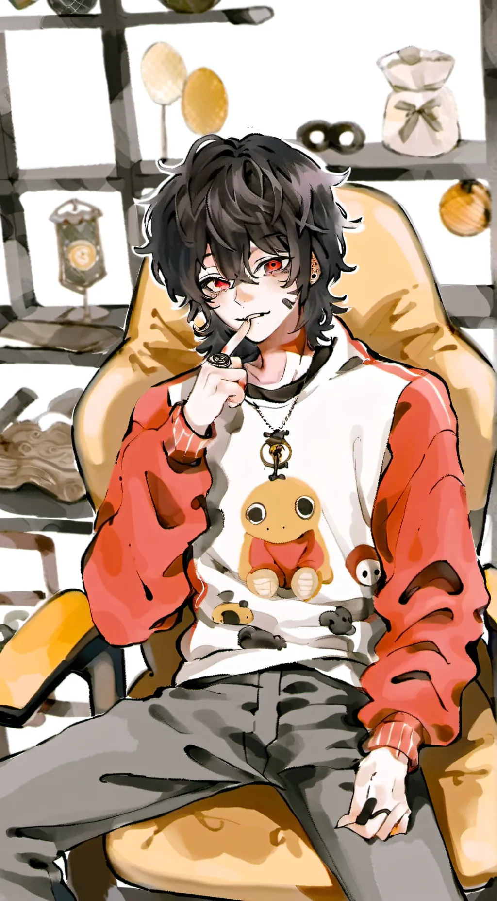 ai character: Xander  background