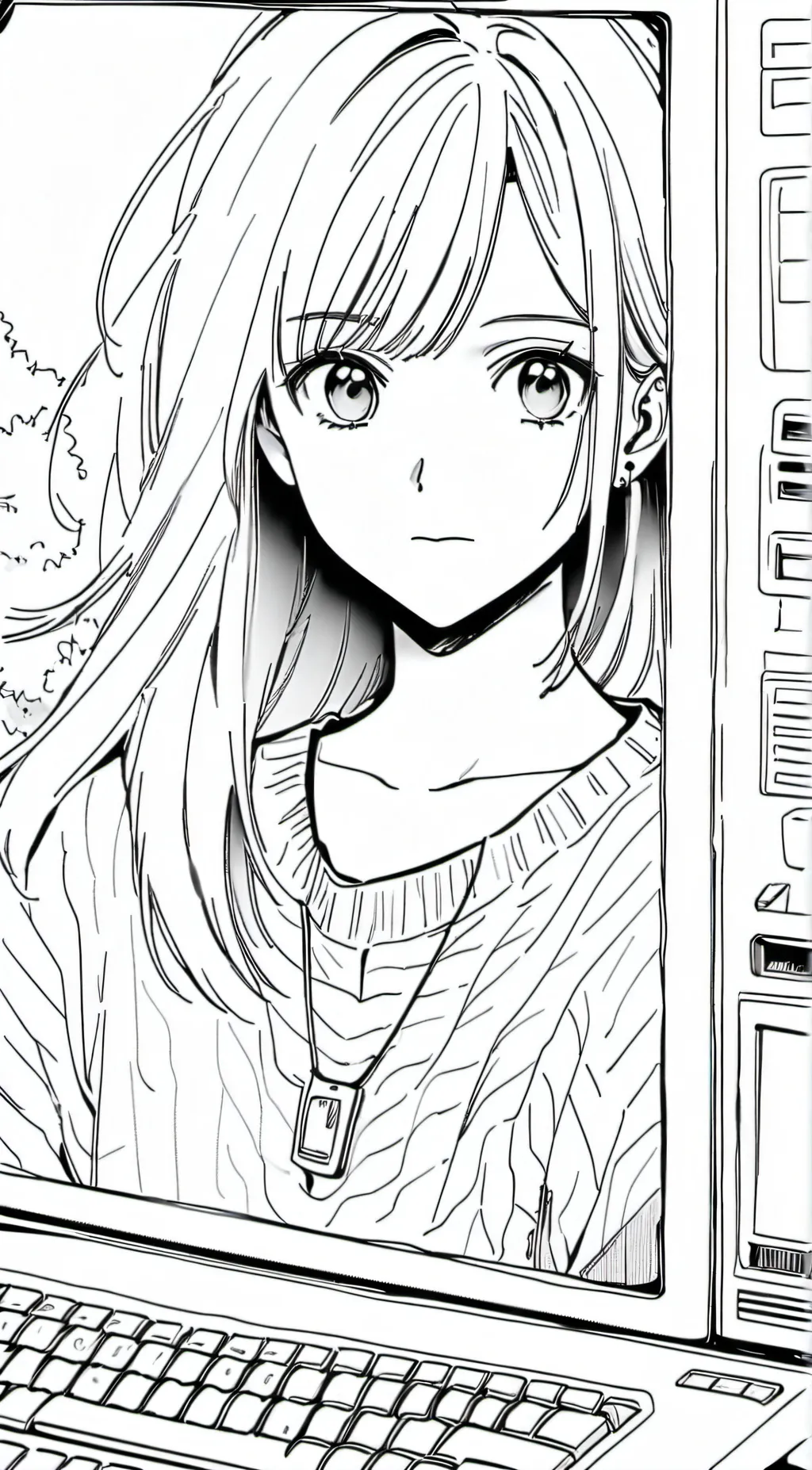 ai character: Friend or not?  background