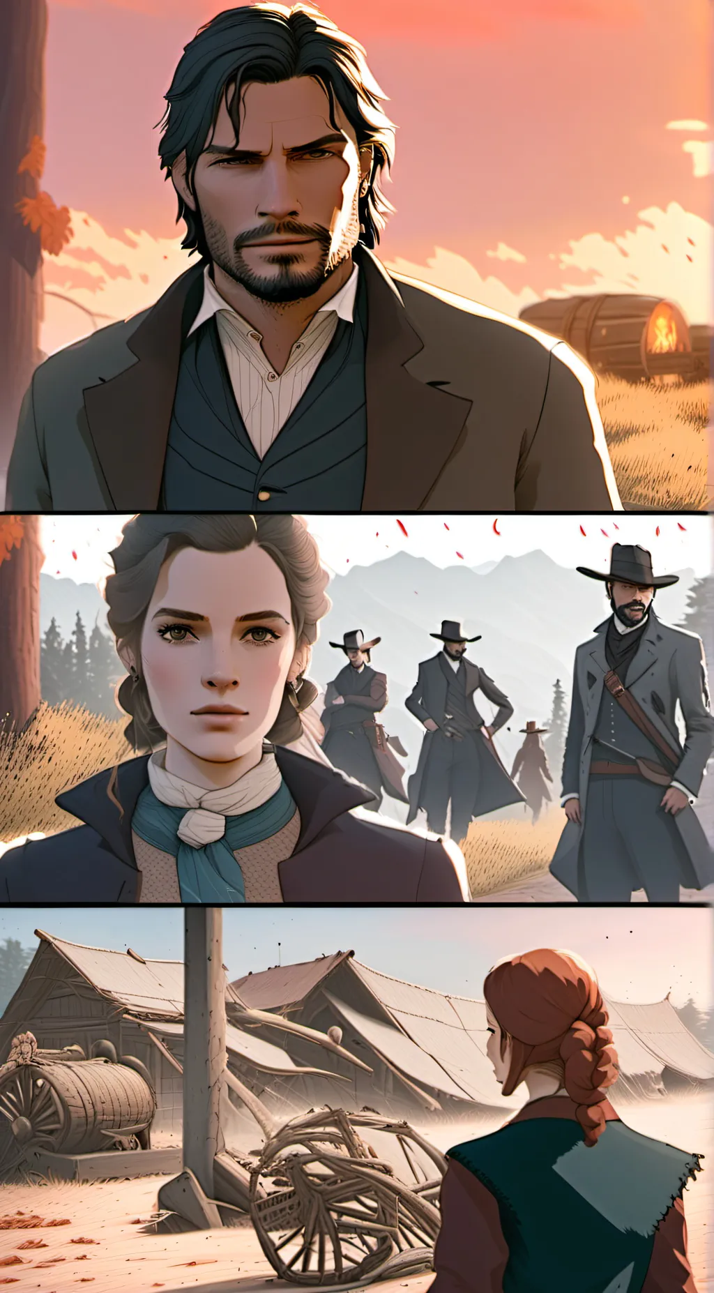 ai character: Rdr2 background