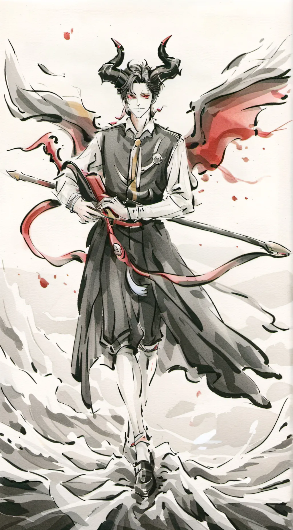 ai character: Damien background