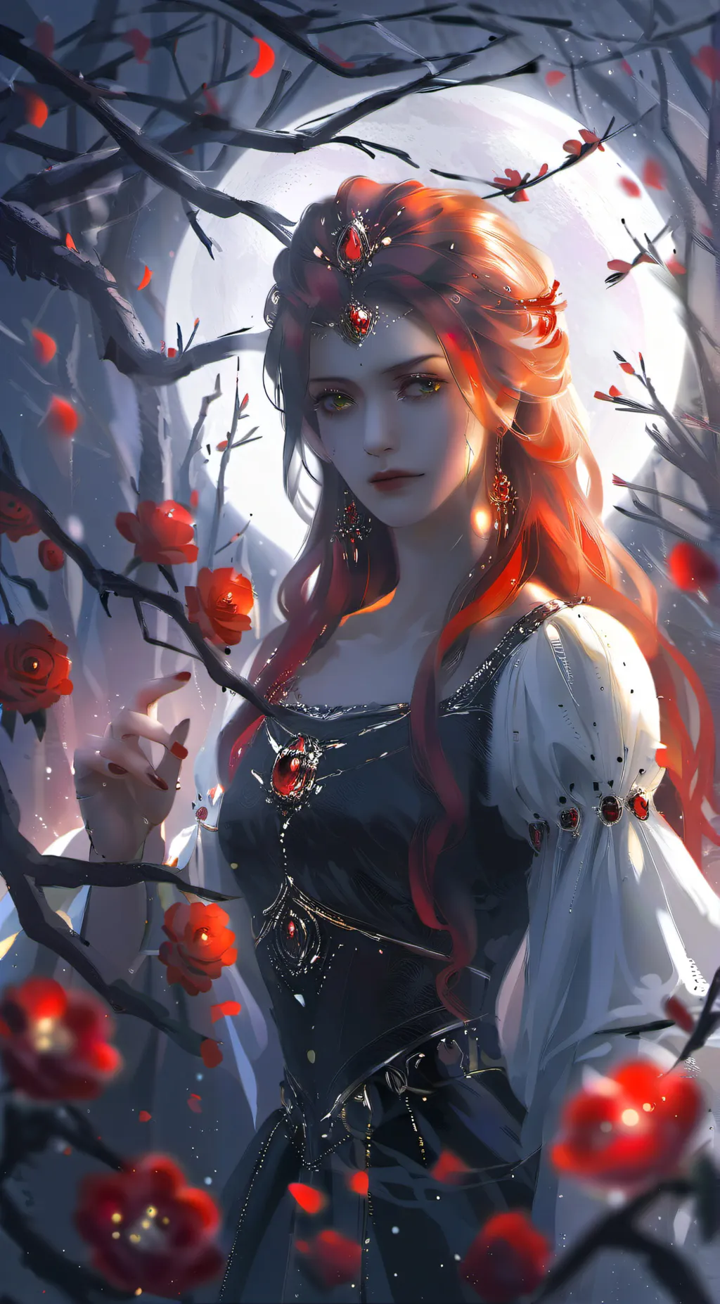 ai character: Rose Nouirmess background