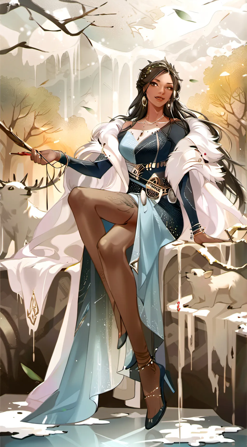 ai character: Serenity  background