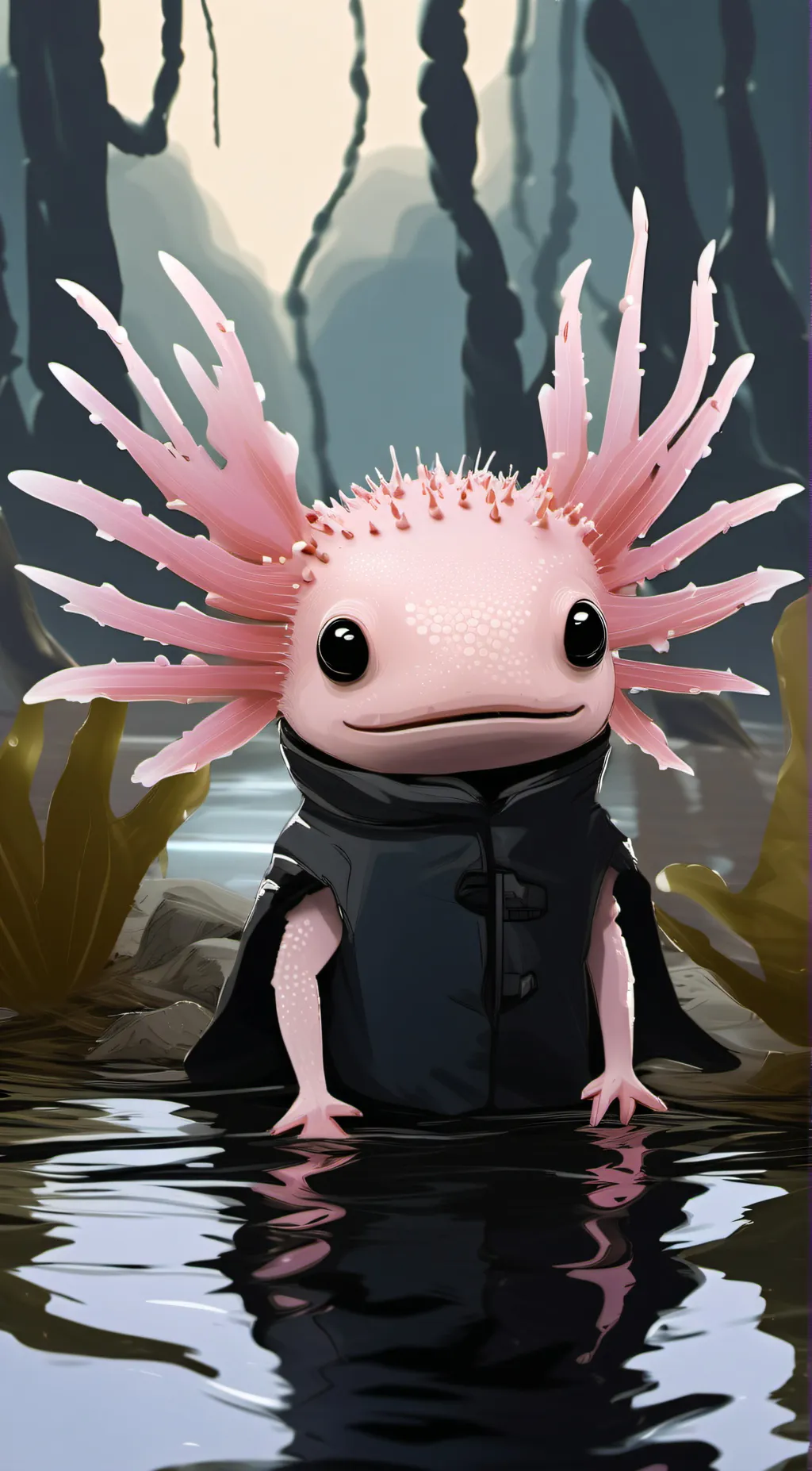 ai character: Kinito pet  background