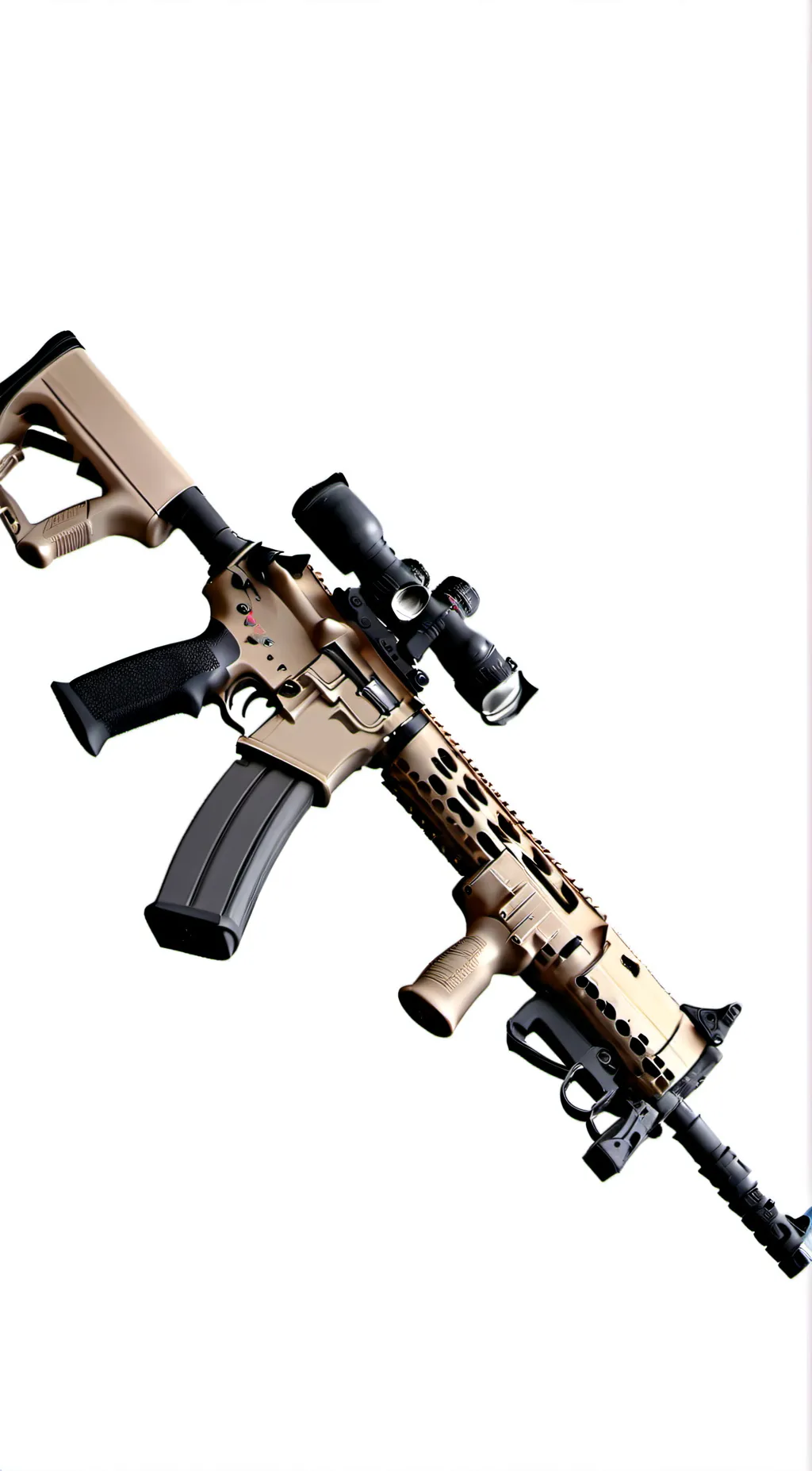 ai character: AR-15 background