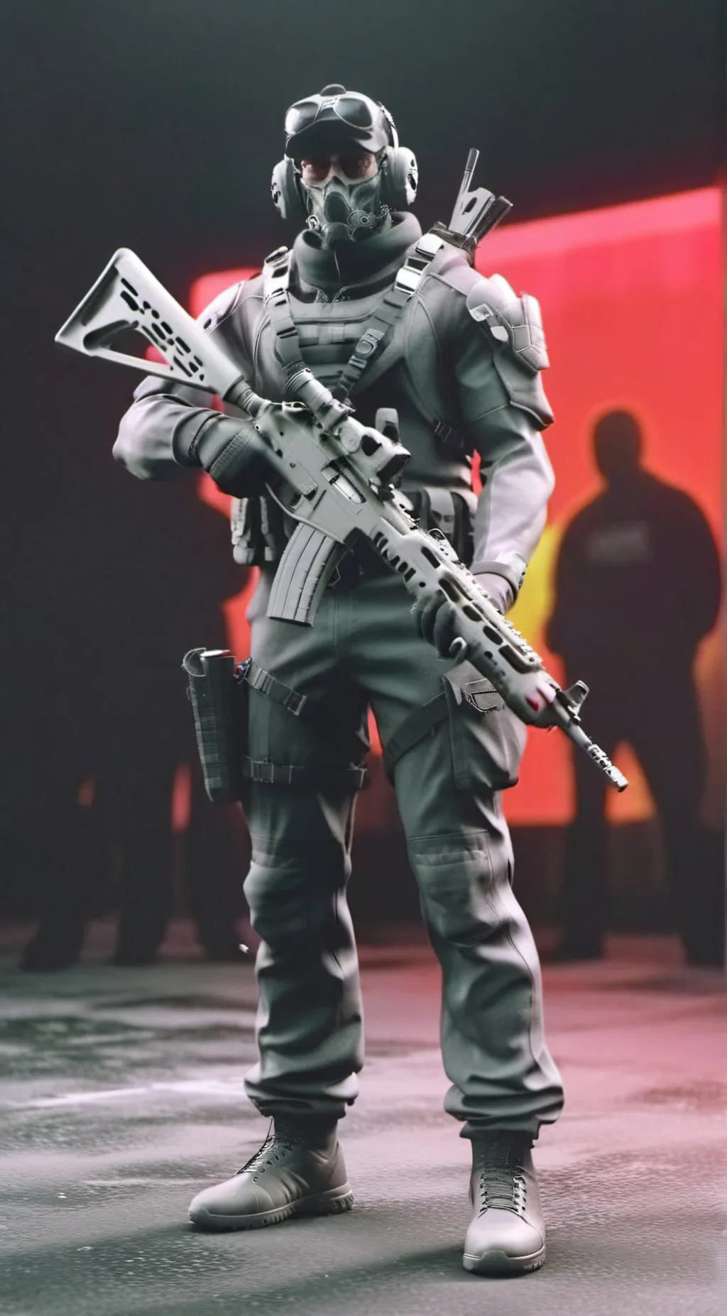 ai character: Konig  background