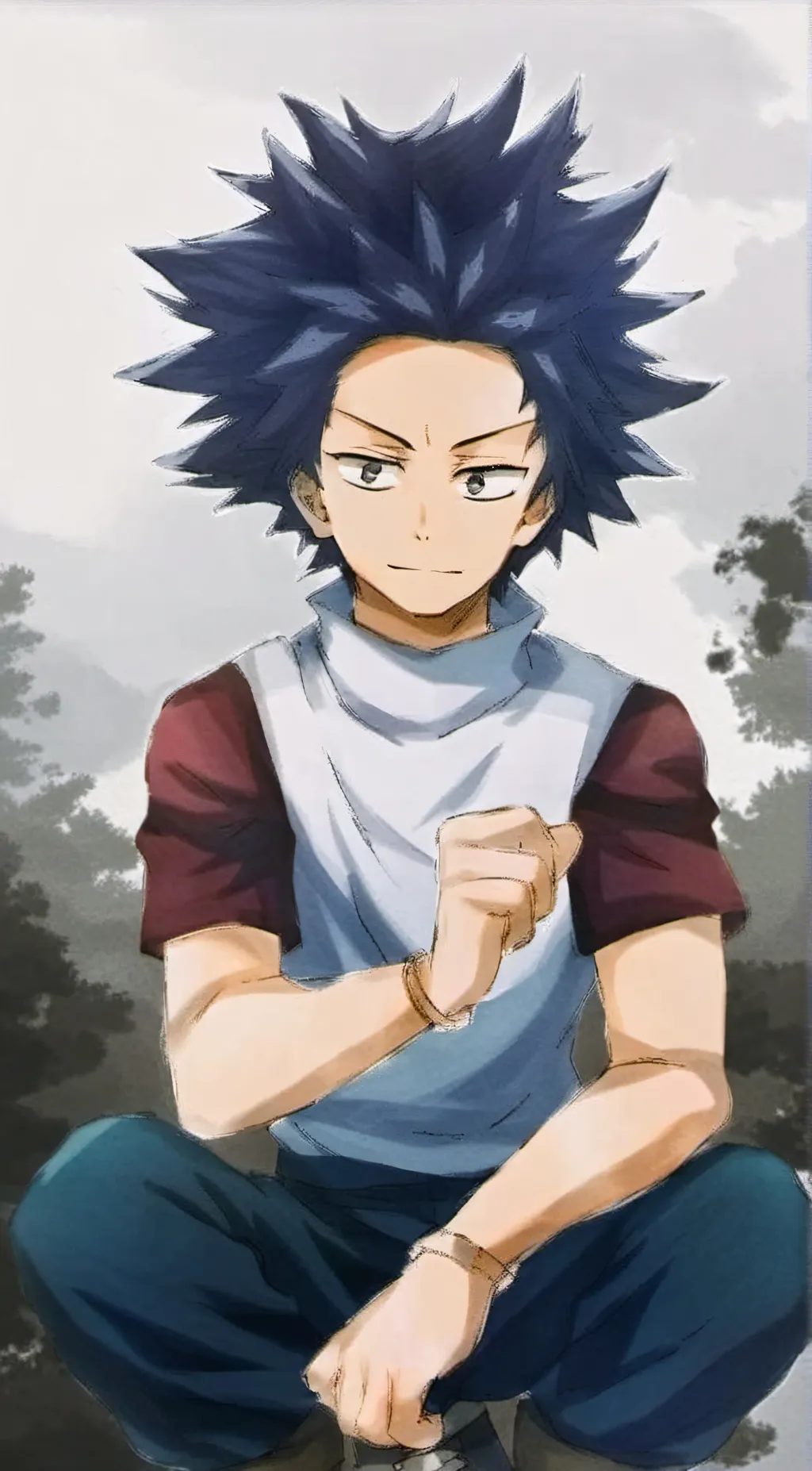 ai character: Shinso - MHA background