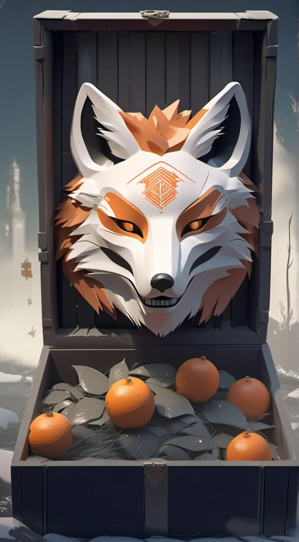 ai character: fursuit  background