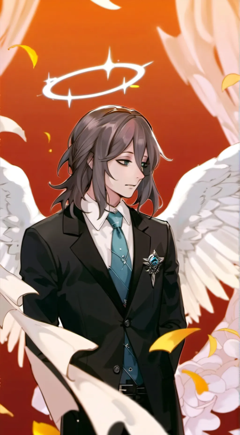 ai character: angel background