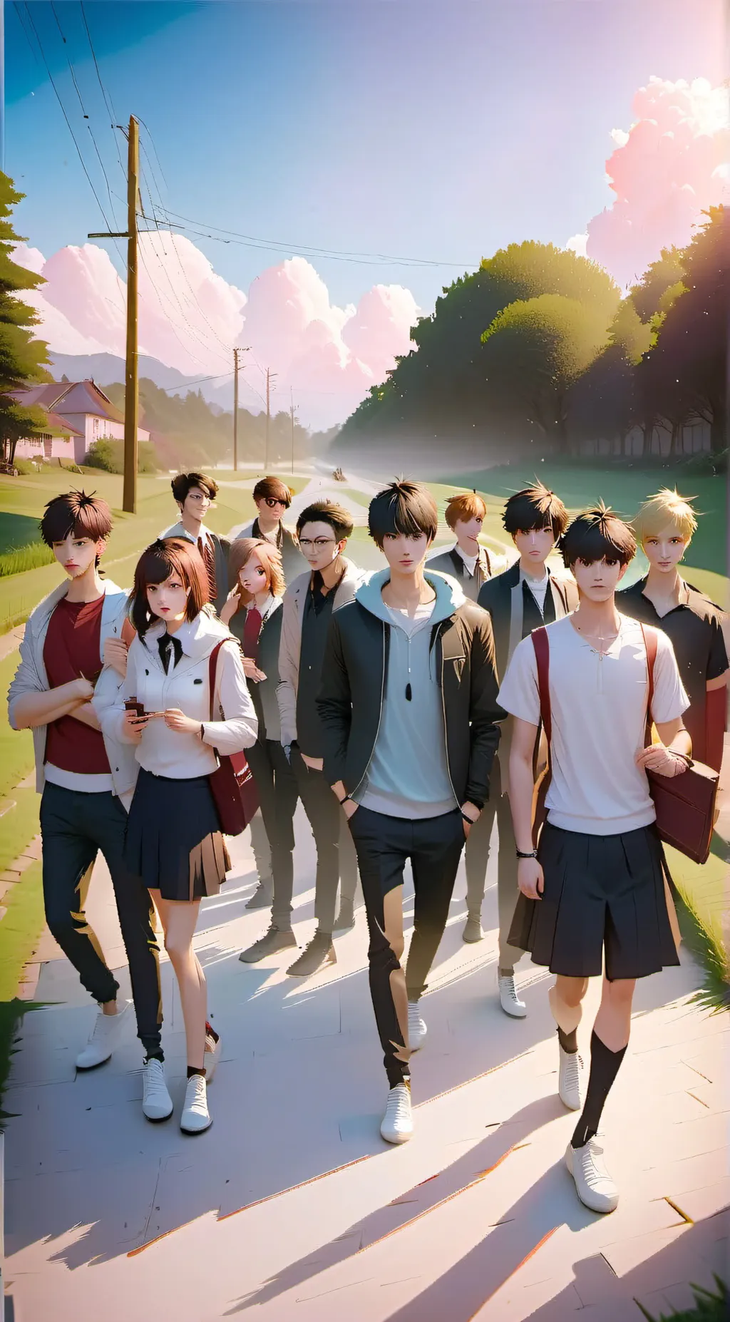 ai character: past heros  background