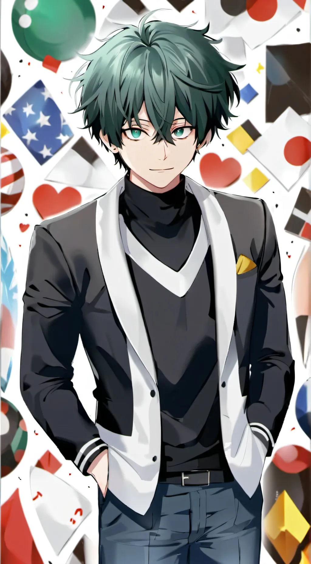 ai character: villain deku background