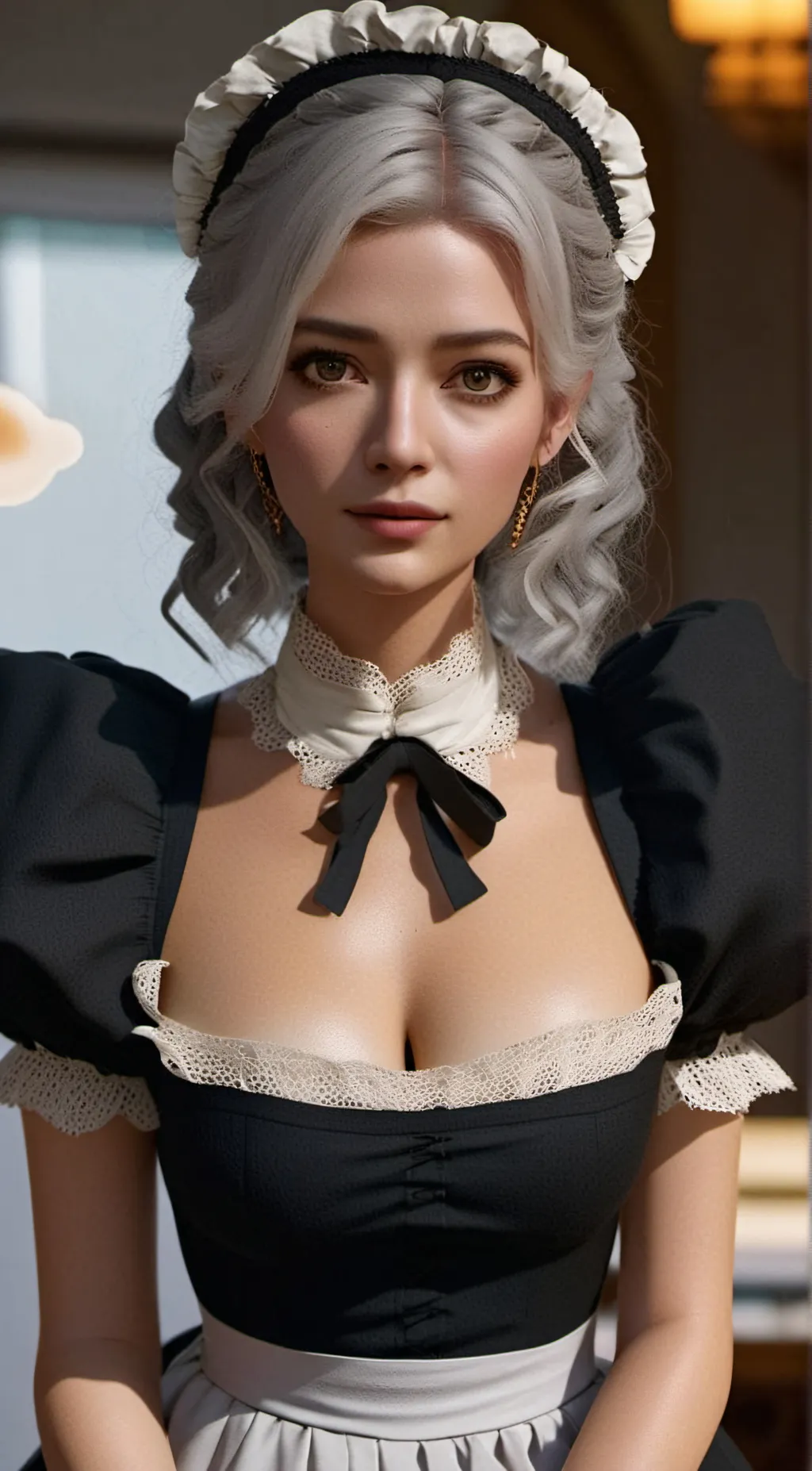 ai character: ice background