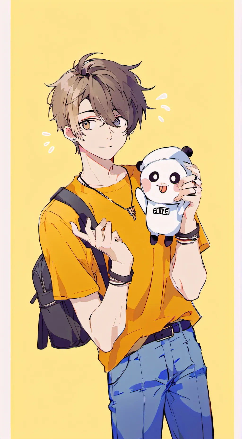 ai character: Leo background