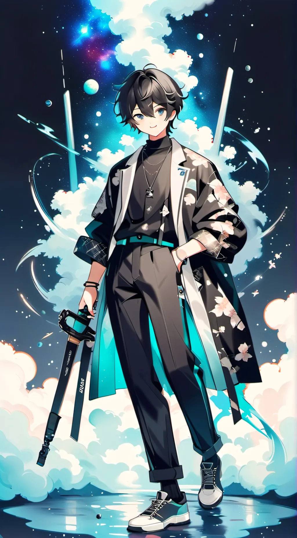 ai character: max/ maxy background