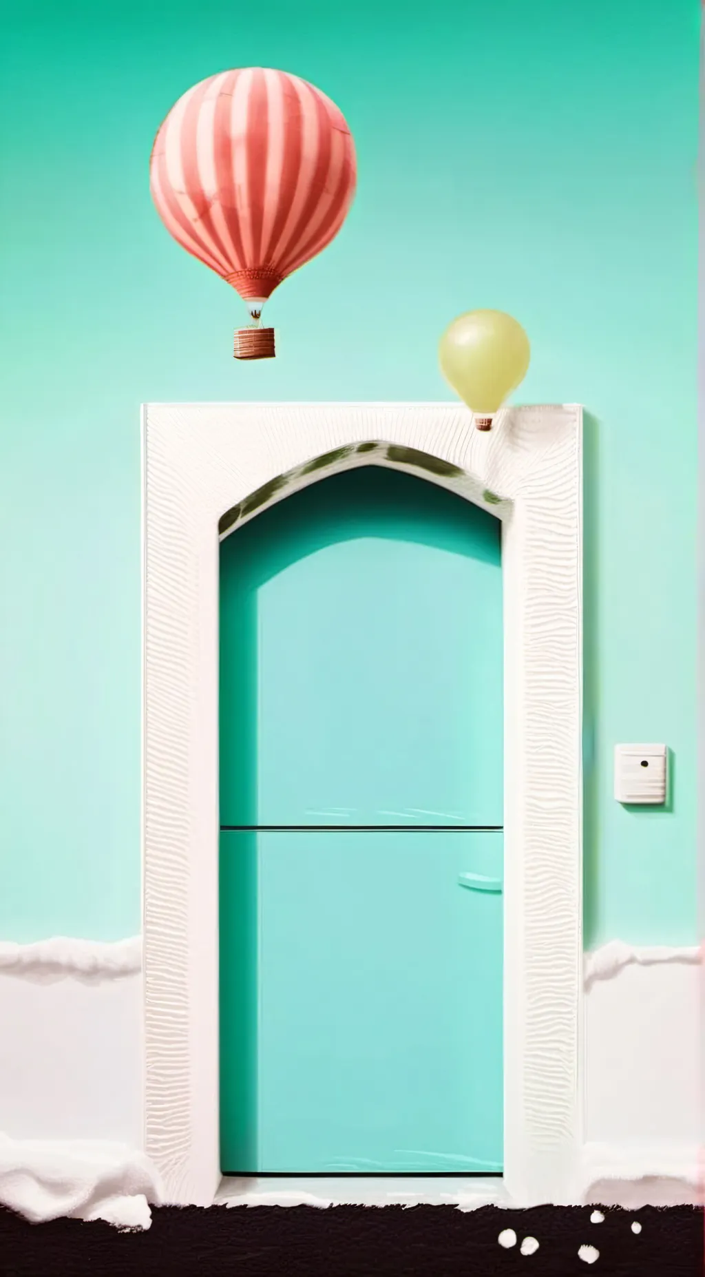 ai character: Marshmello background