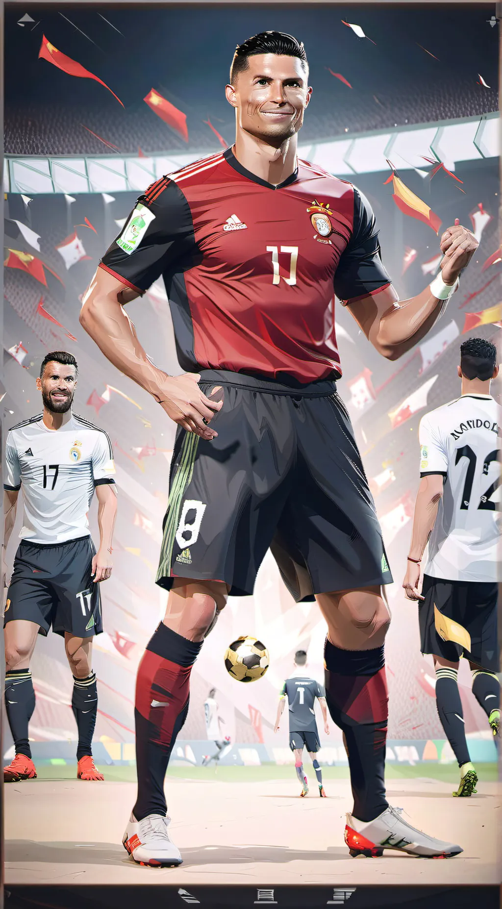 ai character: Ronaldo background