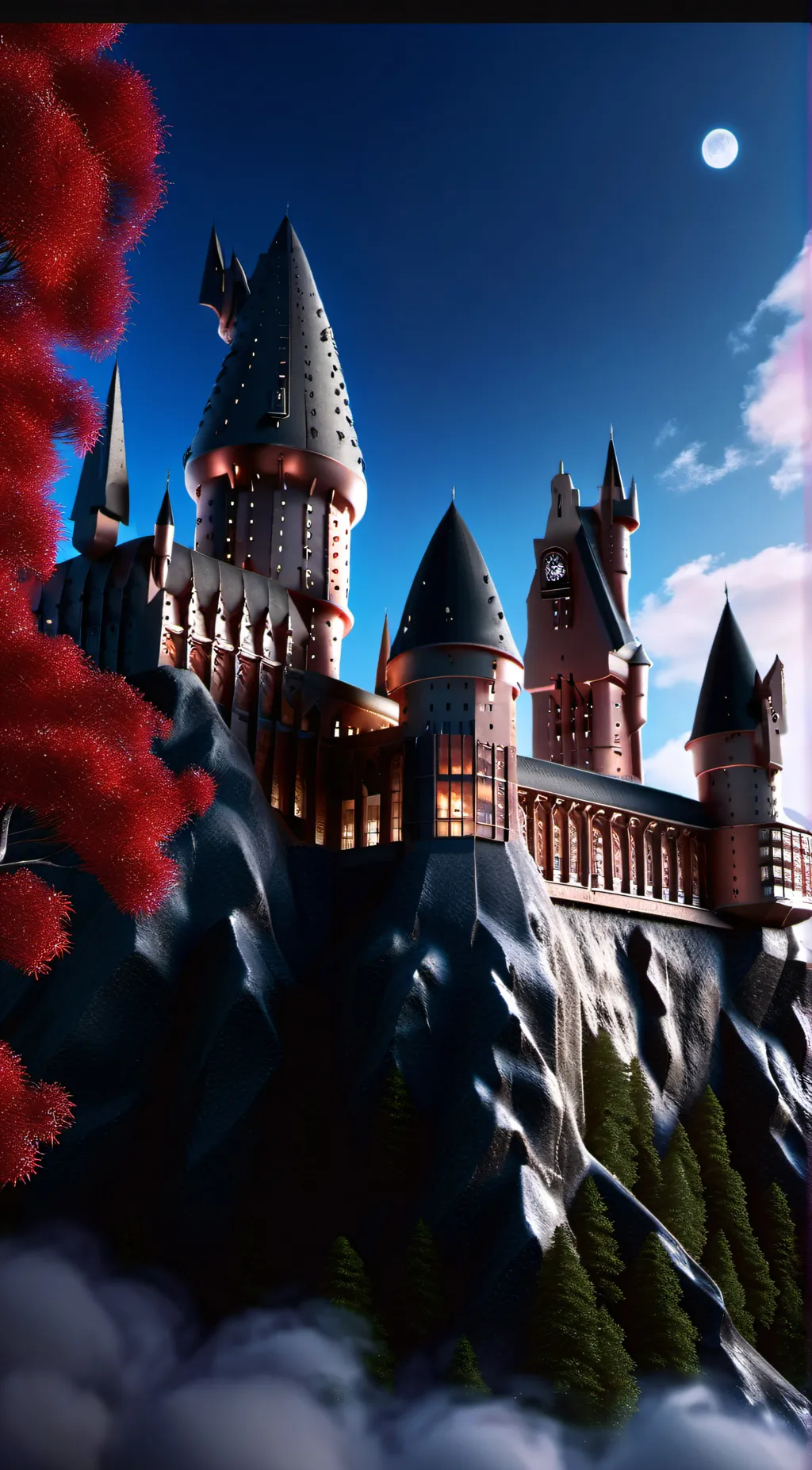 ai character: 😭 Hogwarts 😢  background