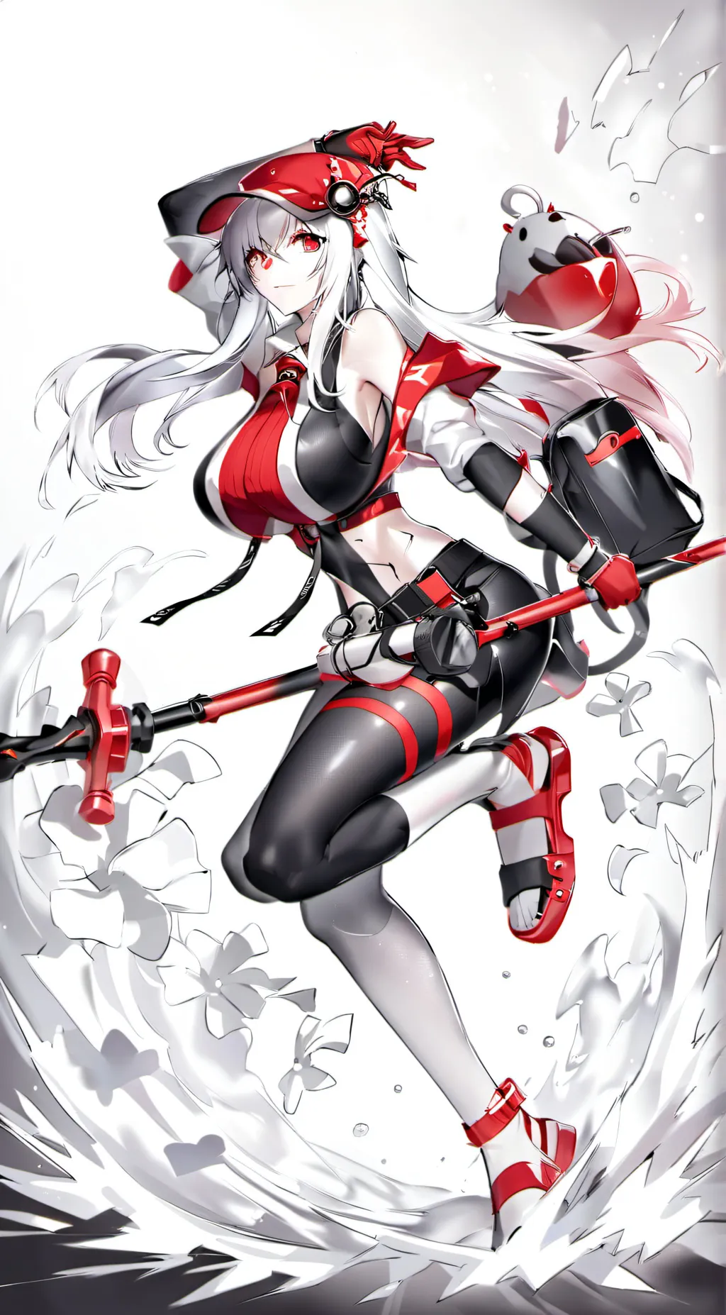 ai character: skid and pump background