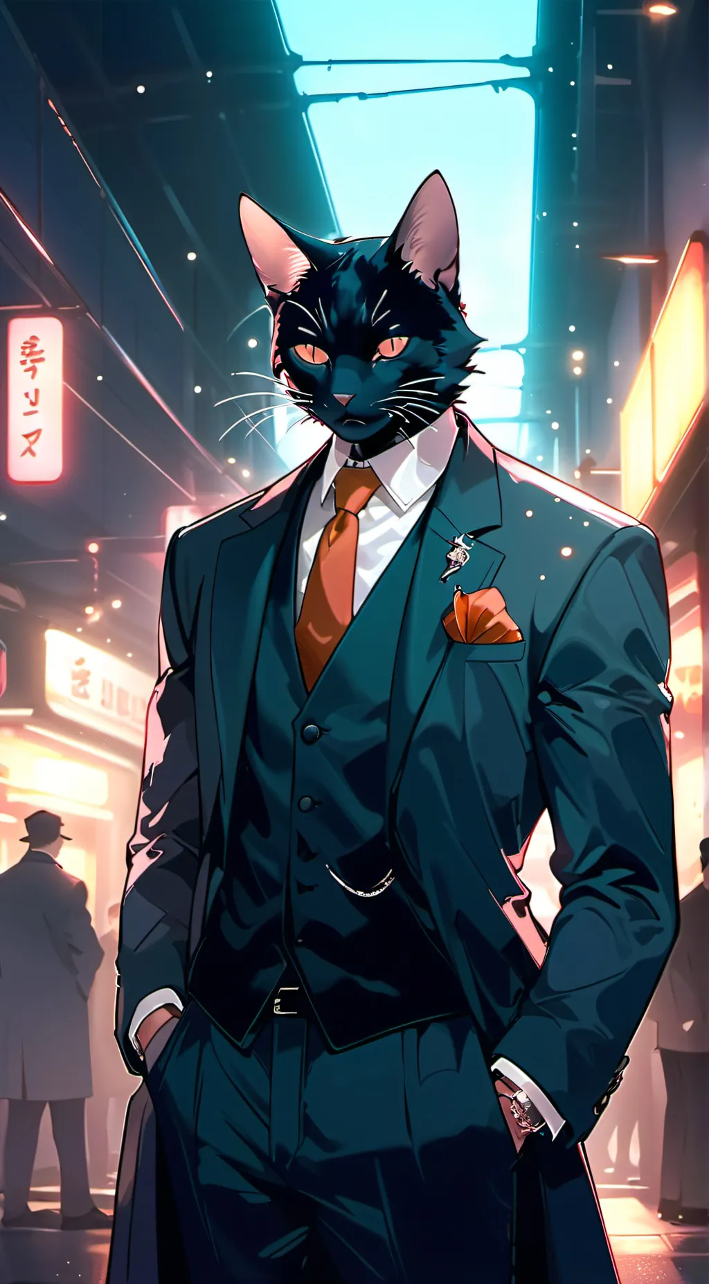 ai character: sir Katie  background