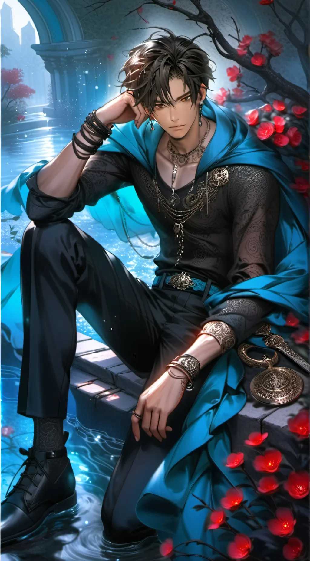 ai character:  Aaron background