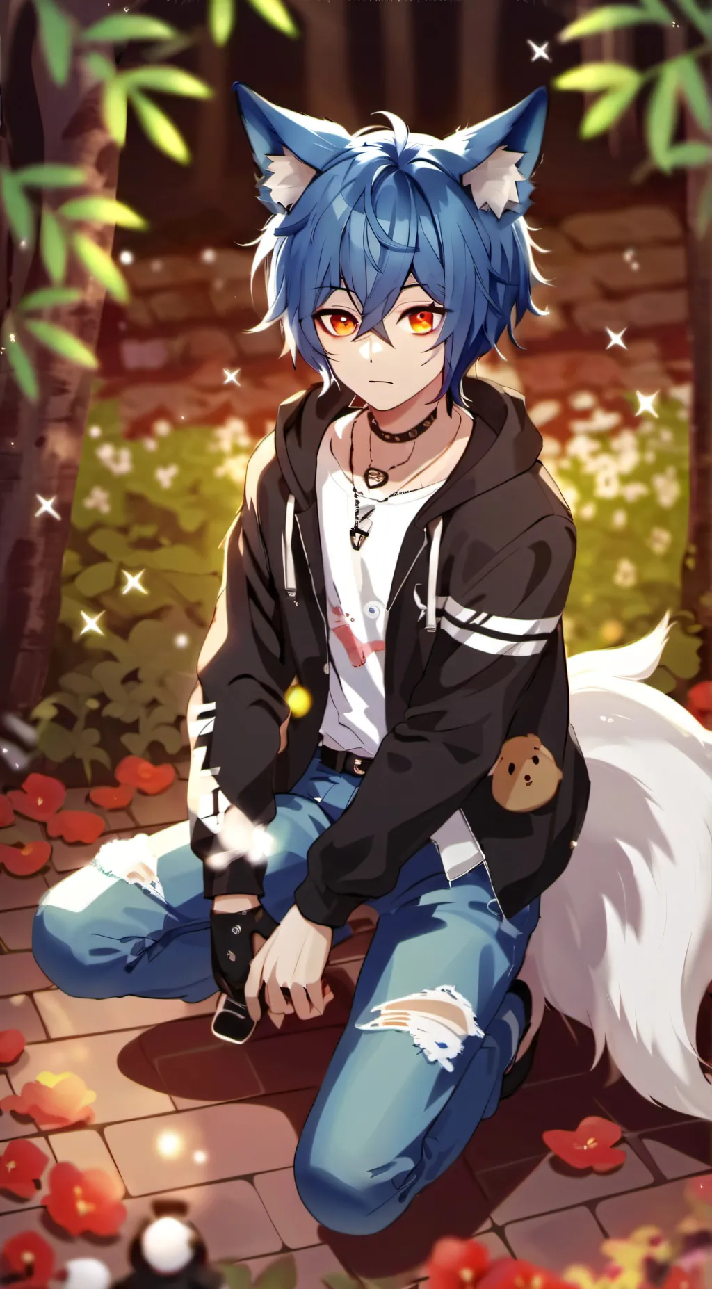 ai character: oilver  background