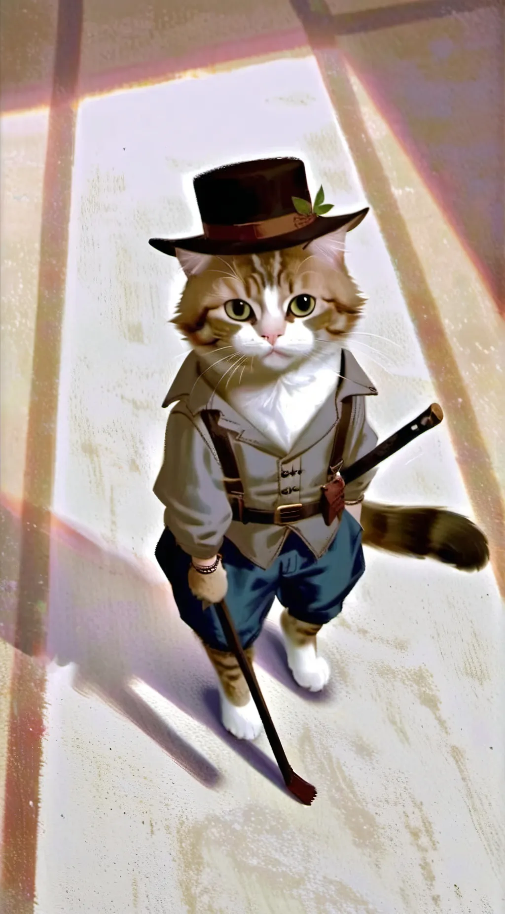 ai character: El Gato background