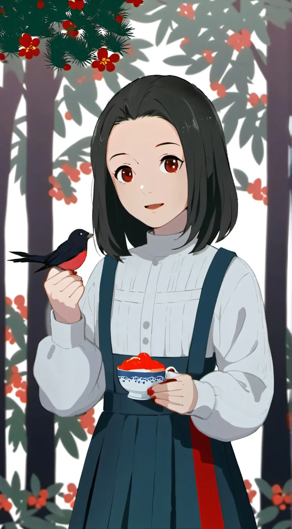 ai character: lily background