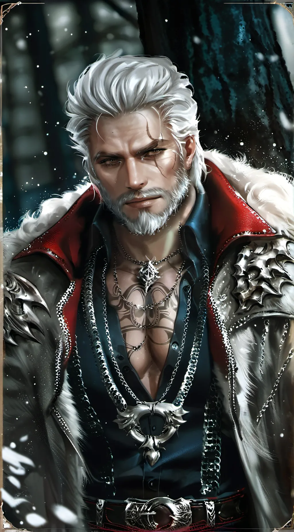 ai character: Jack/Santa Claud  background