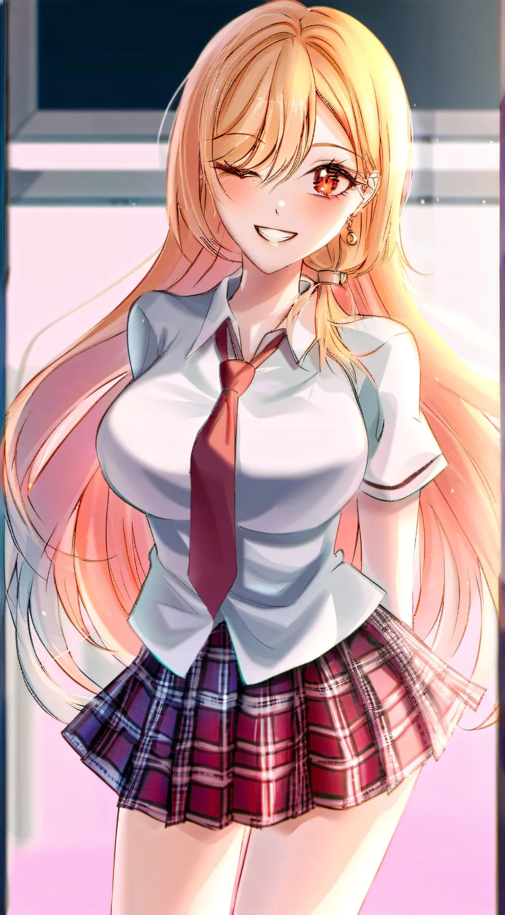 ai character: Marin Kitagawa background