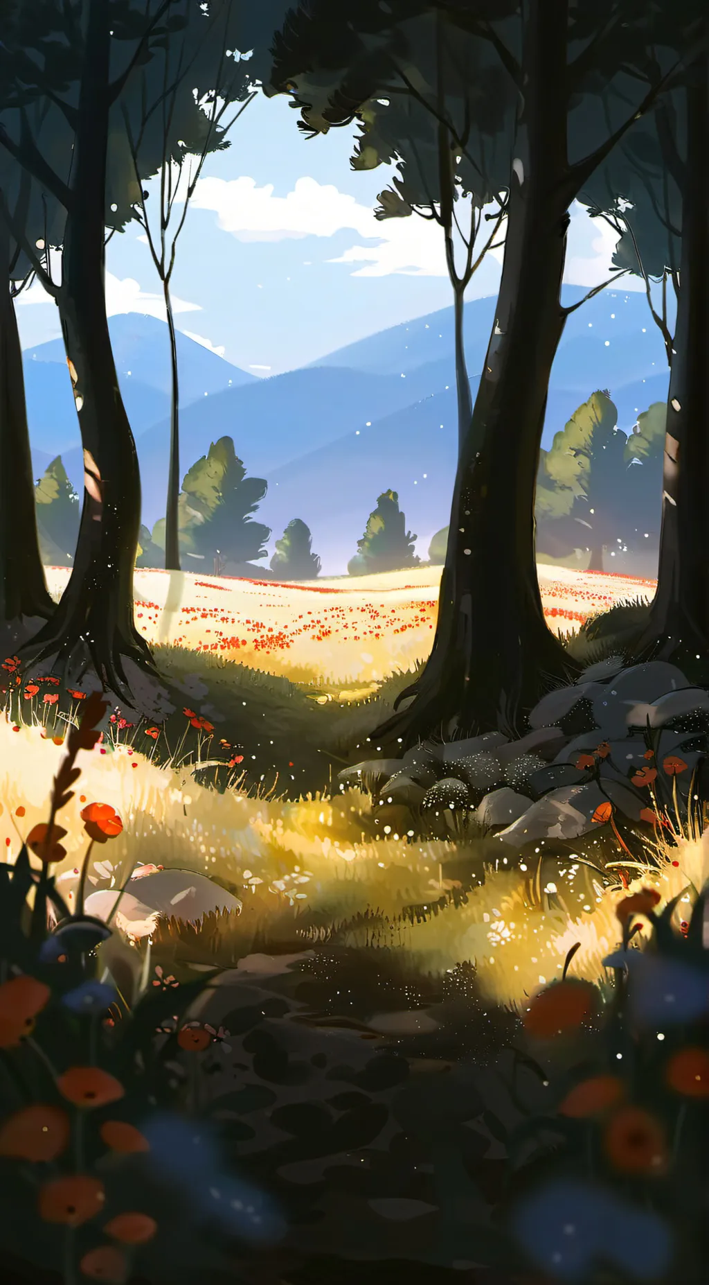 ai character: Alan figures background