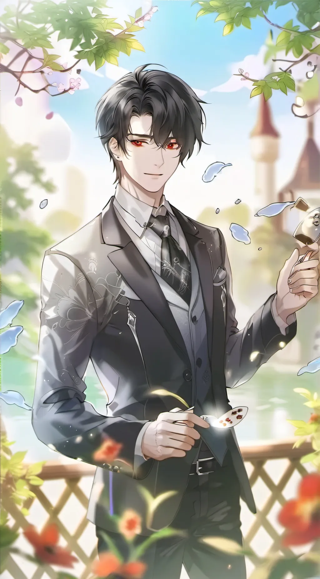 ai character: Zach background