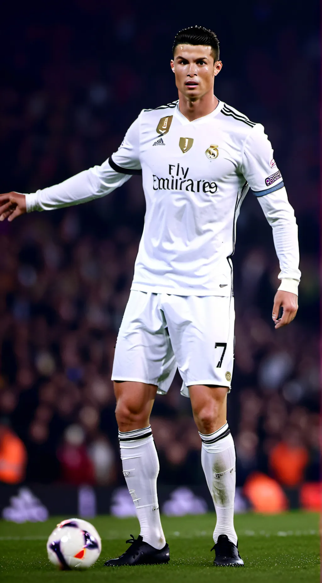 ai character: Cristiano Ronaldo background