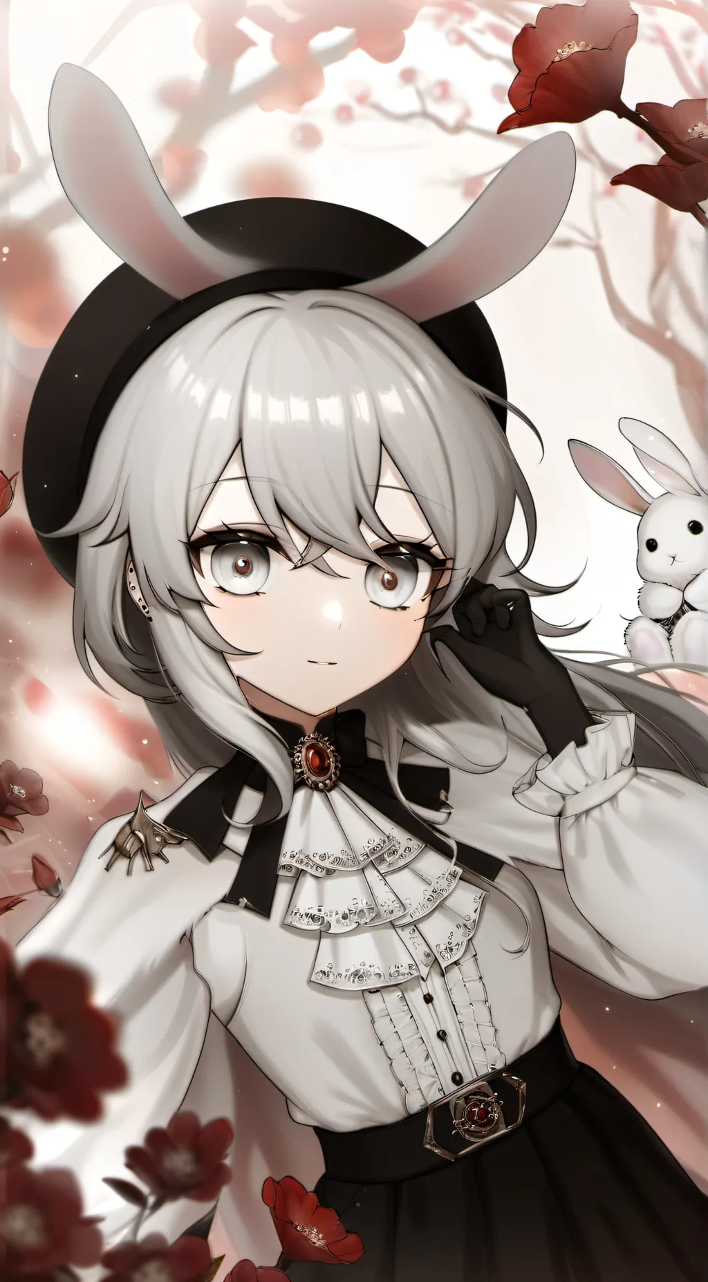 ai character: rabbit hole(remake background