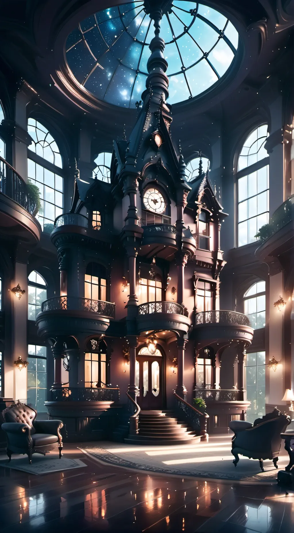 ai character: Extermination Day background