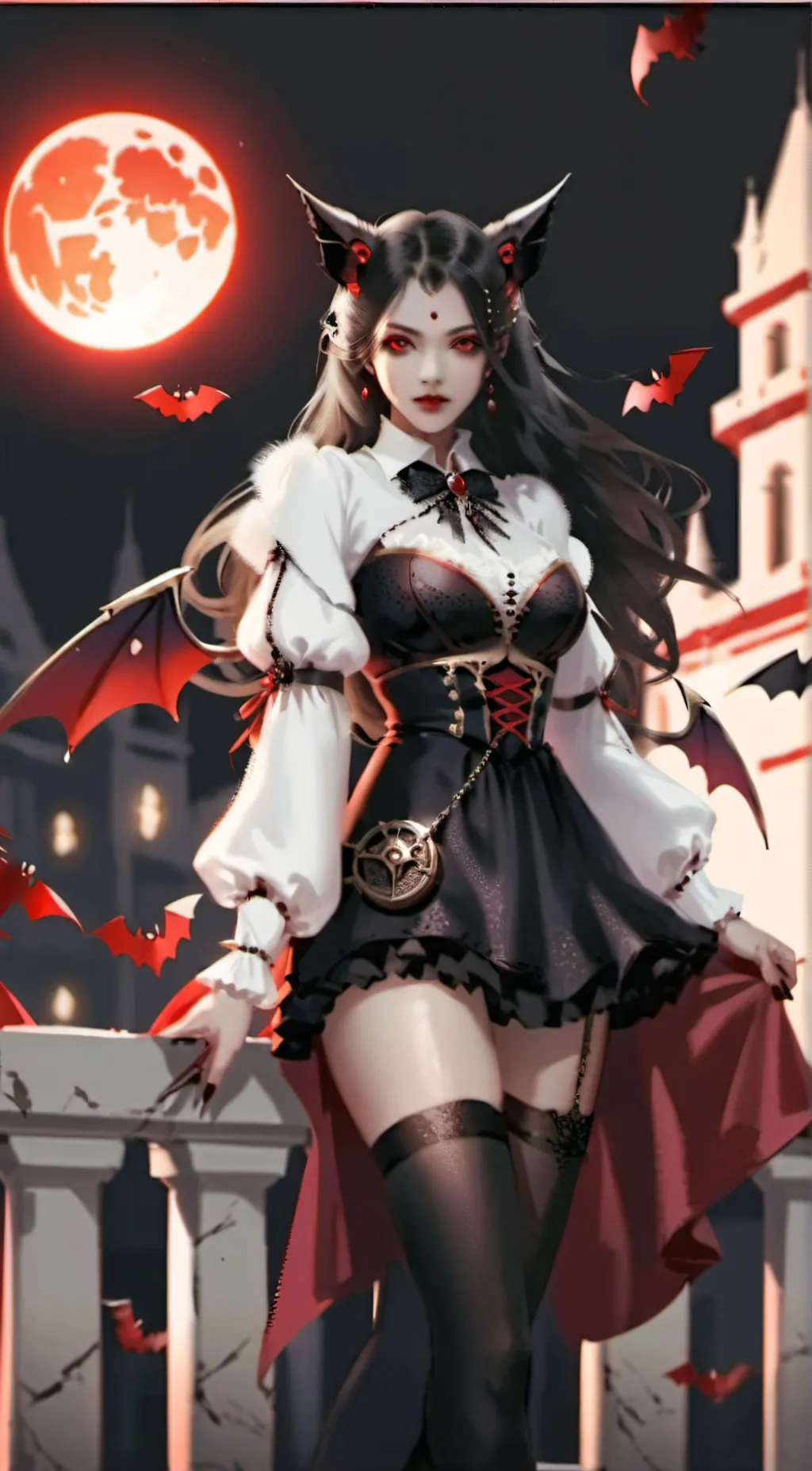 ai character: Etherne background