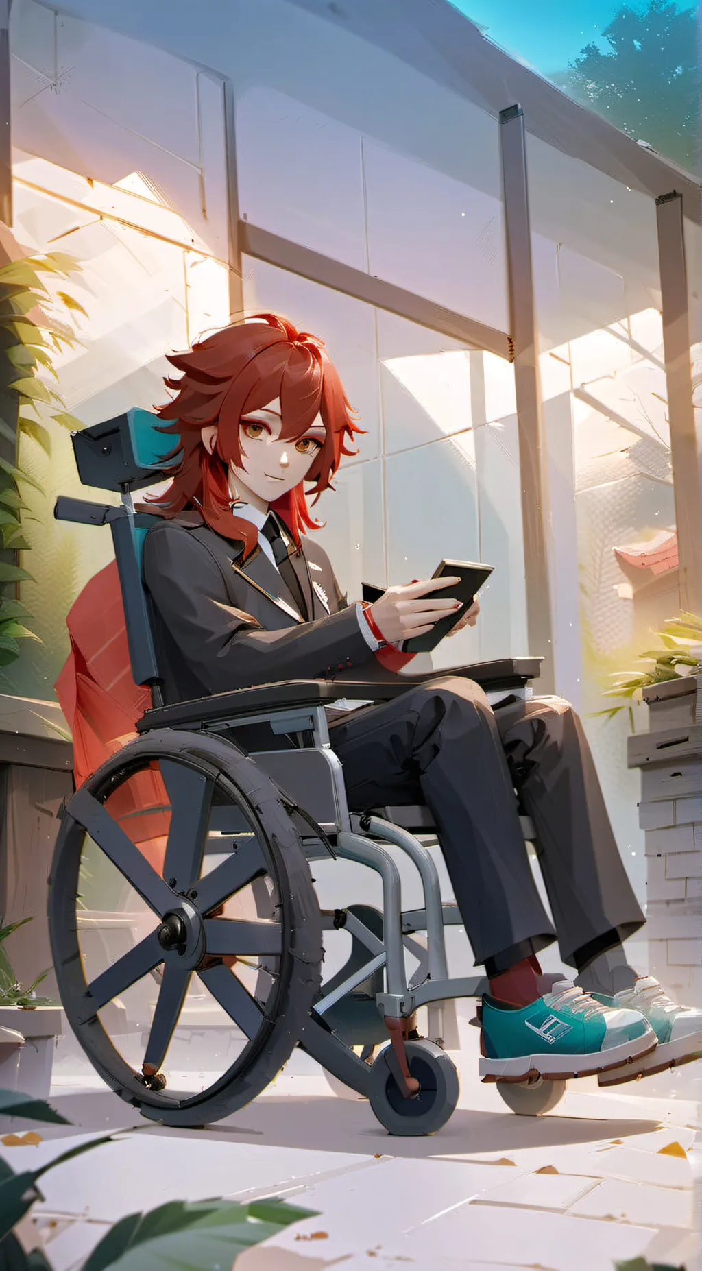 ai character: Komi background