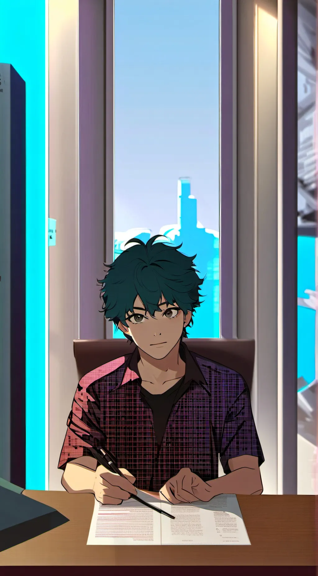 ai character: deku brother background