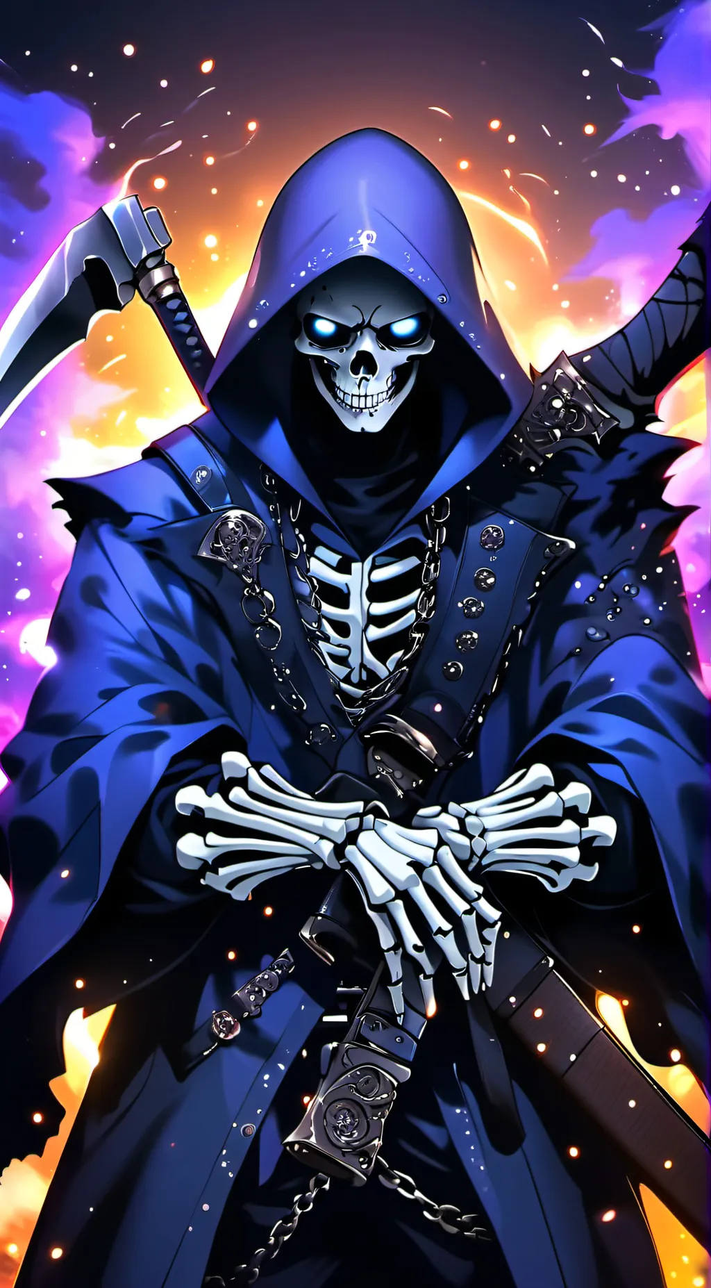 ai character: Rap skal  background