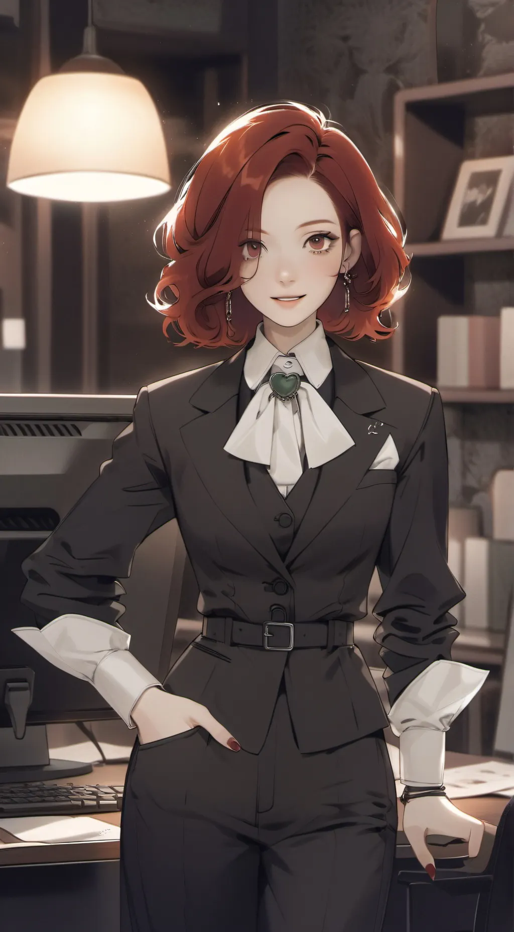 ai character: Madonna background