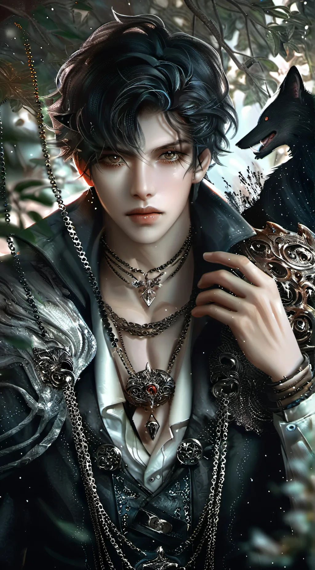 ai character: Damion  background