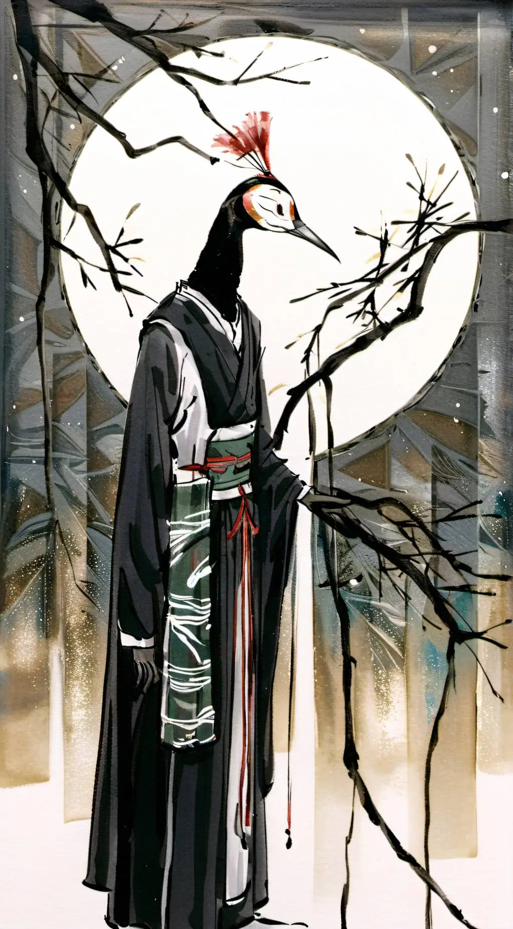 ai character: bakio background