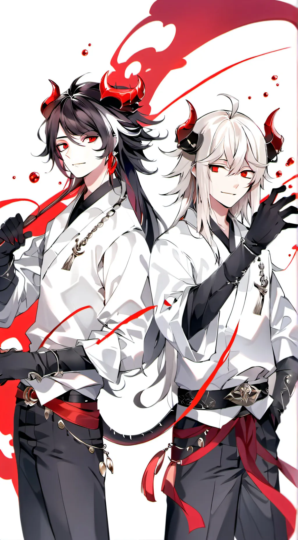 ai character: demon brothers  background