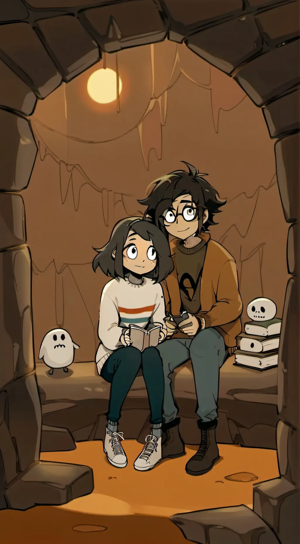 ai character: Vinnie x stone background