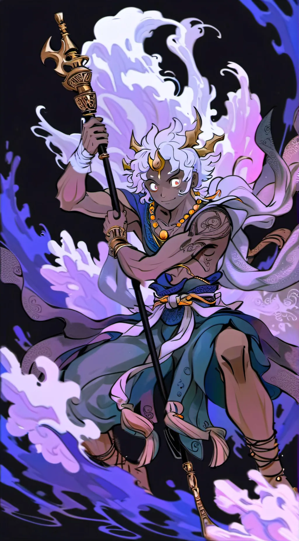 ai character: luffy background