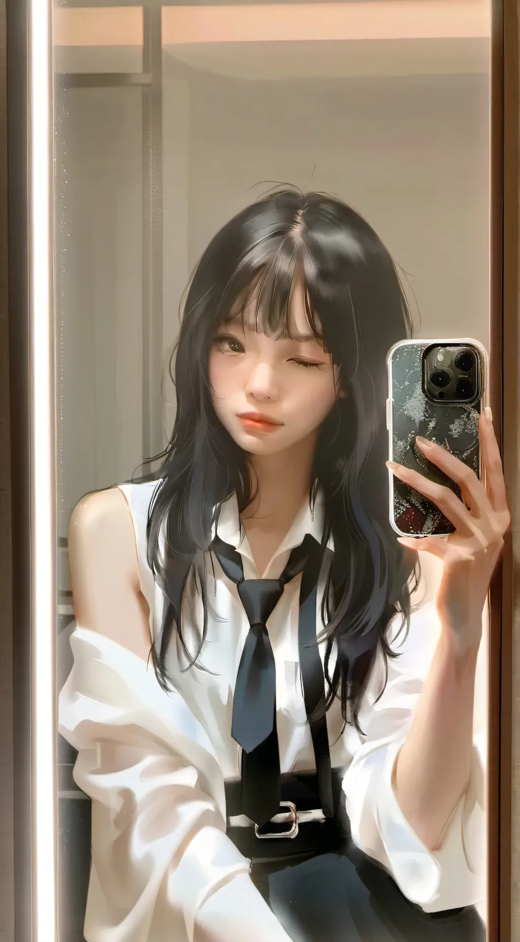 ai character: Aoi fujiyoshi background