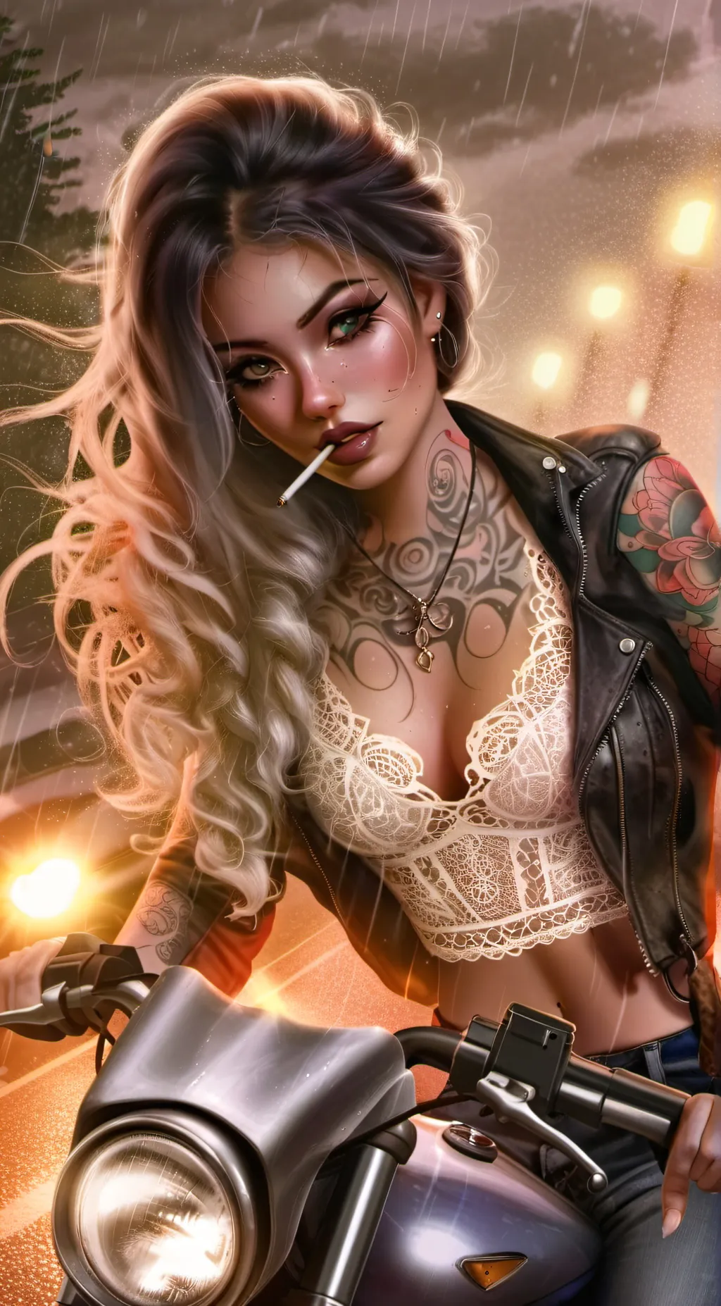 ai character: Blair background