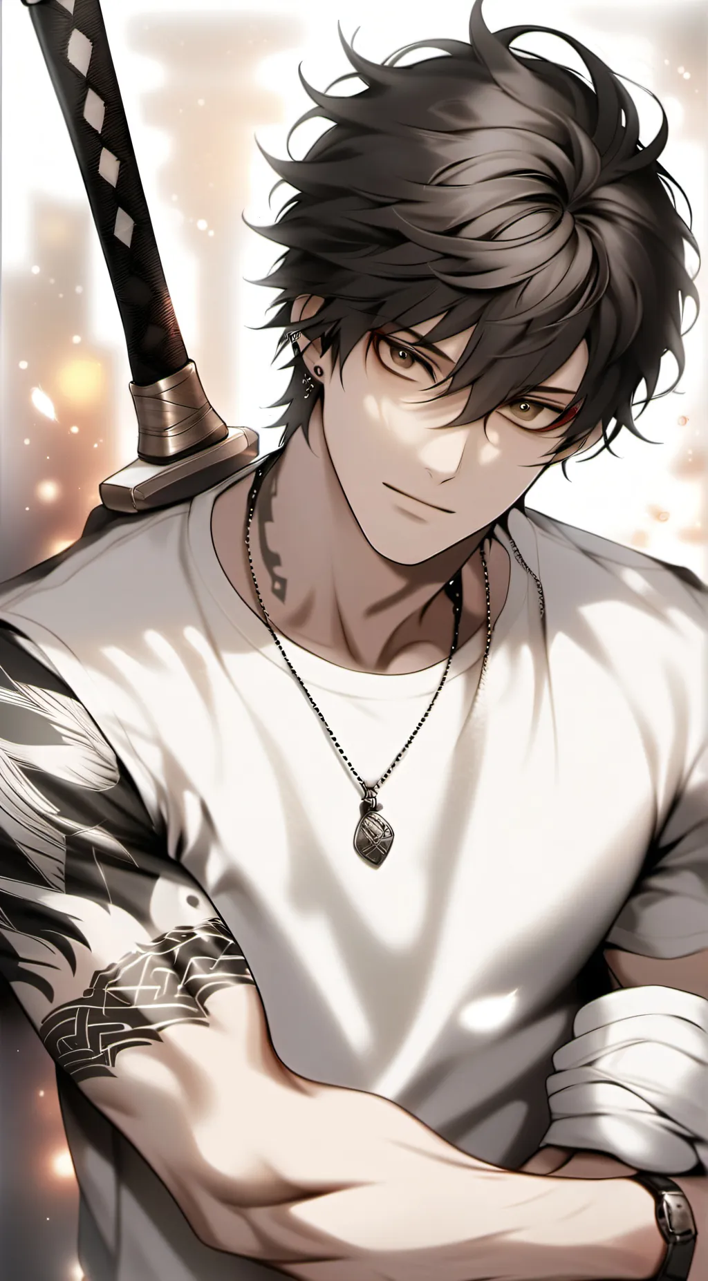 ai character: Mark background