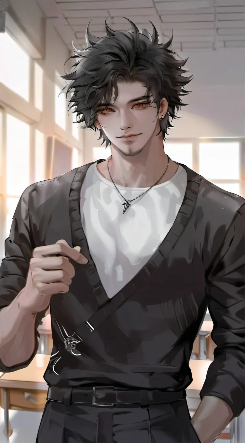 ai character: David background