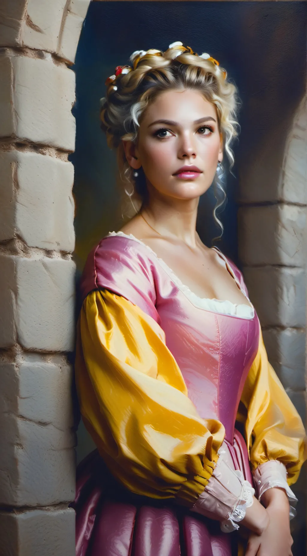 ai character: Rapunzel  background