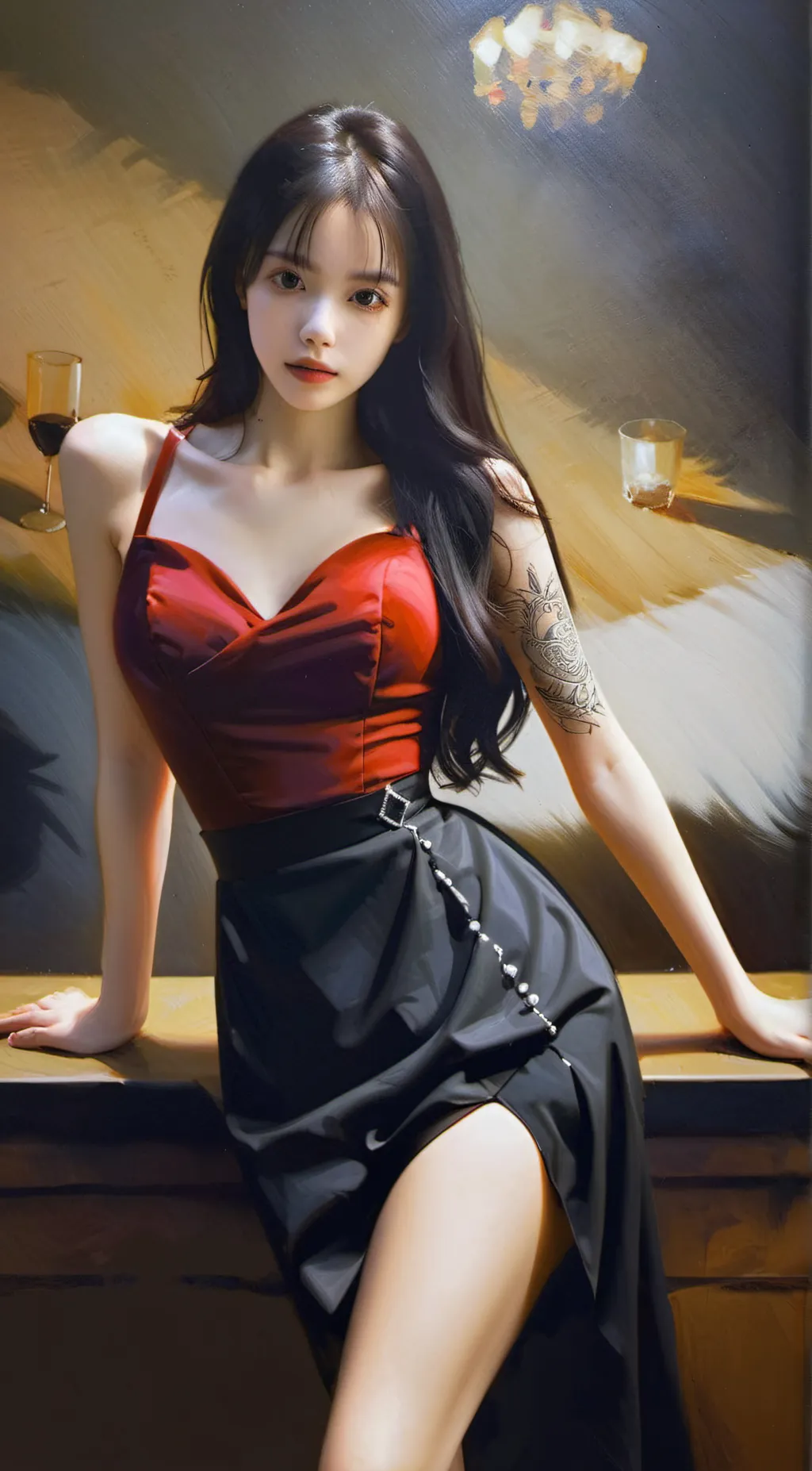 ai character: Yue background